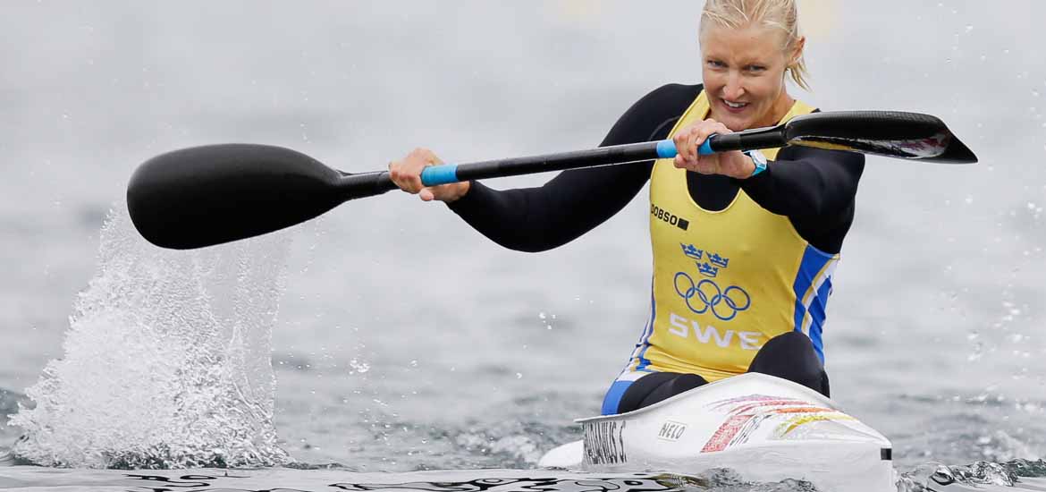 Sofia Paldanius under OS i London 2012. Foto: TT