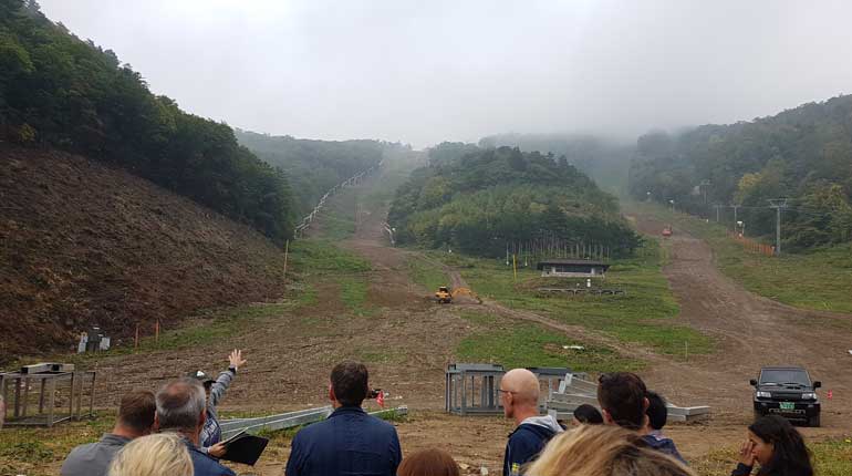 Backarna i Yongpyong kommer att användas för slalom, storslalom och den nya lagtävlingen. Foto: SOK