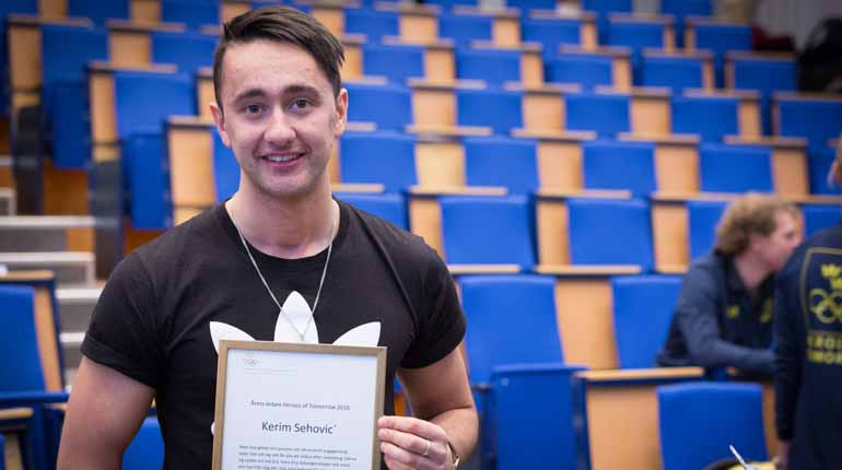 Kerim Sehovic blev Årets ledare. Foto: SOK