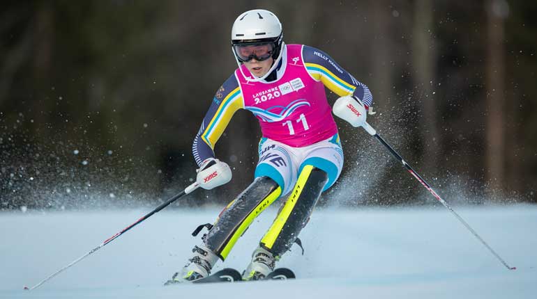 Adam Hofstedt på väg mot brons. Foto: OIS.