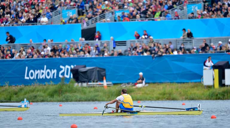 Lassi Karonen under OS i London 2012. Foto: TT