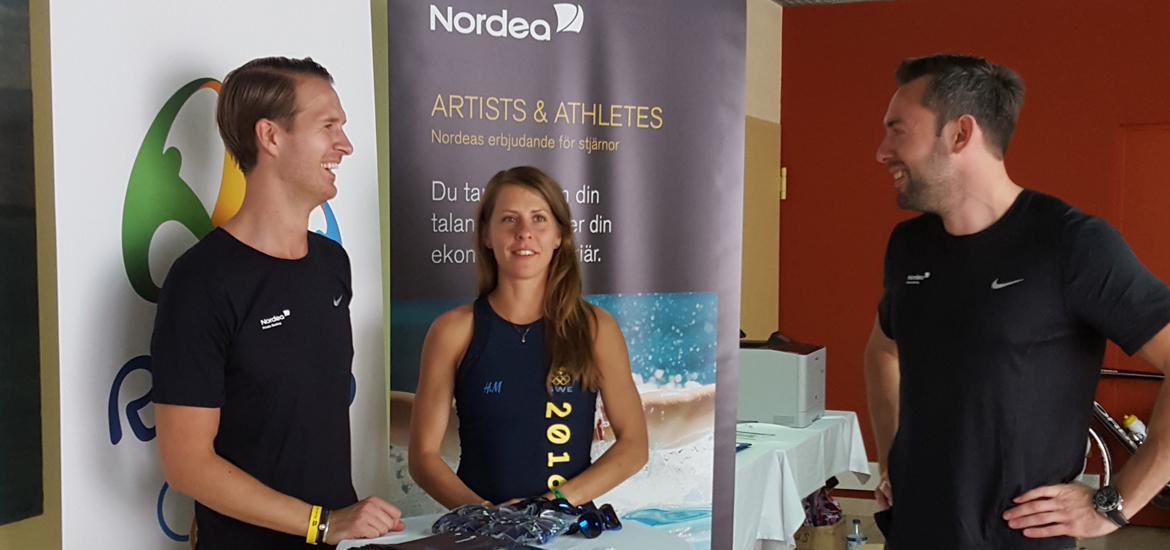 Filip Hellsten och Sebastian Kraupp från Nordea