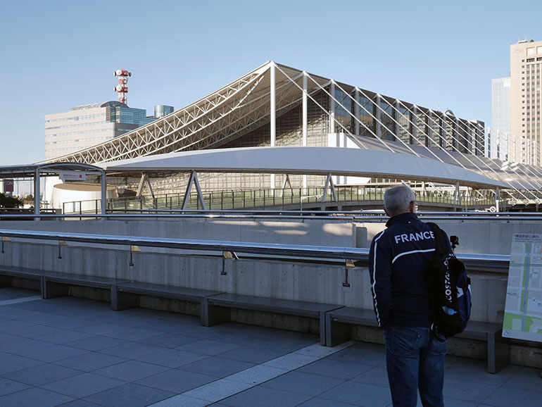 Även Brottningshallen i Tokyo är nu rekad. Foto: SOK