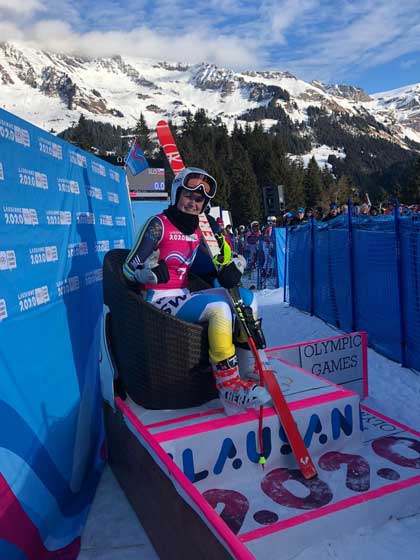 Hanna Aronsson Elfman fick sitta en stund i ledarstolen. Foto: SOK
